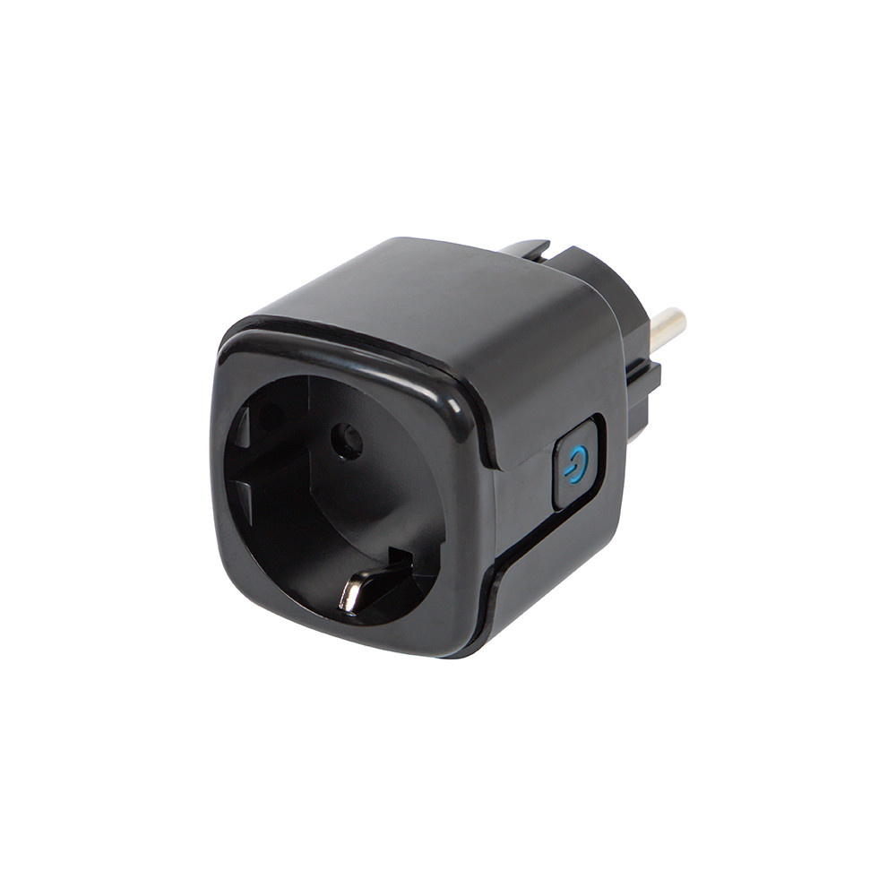 72-076- Smarta WiFi-styrd uttag Tuya V3 svart