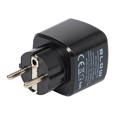 72-076- Smarta WiFi-styrd uttag Tuya V3 svart