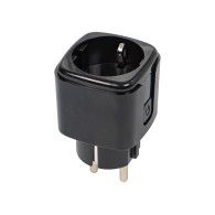 72-076- Smarta WiFi-styrd uttag Tuya V3 svart