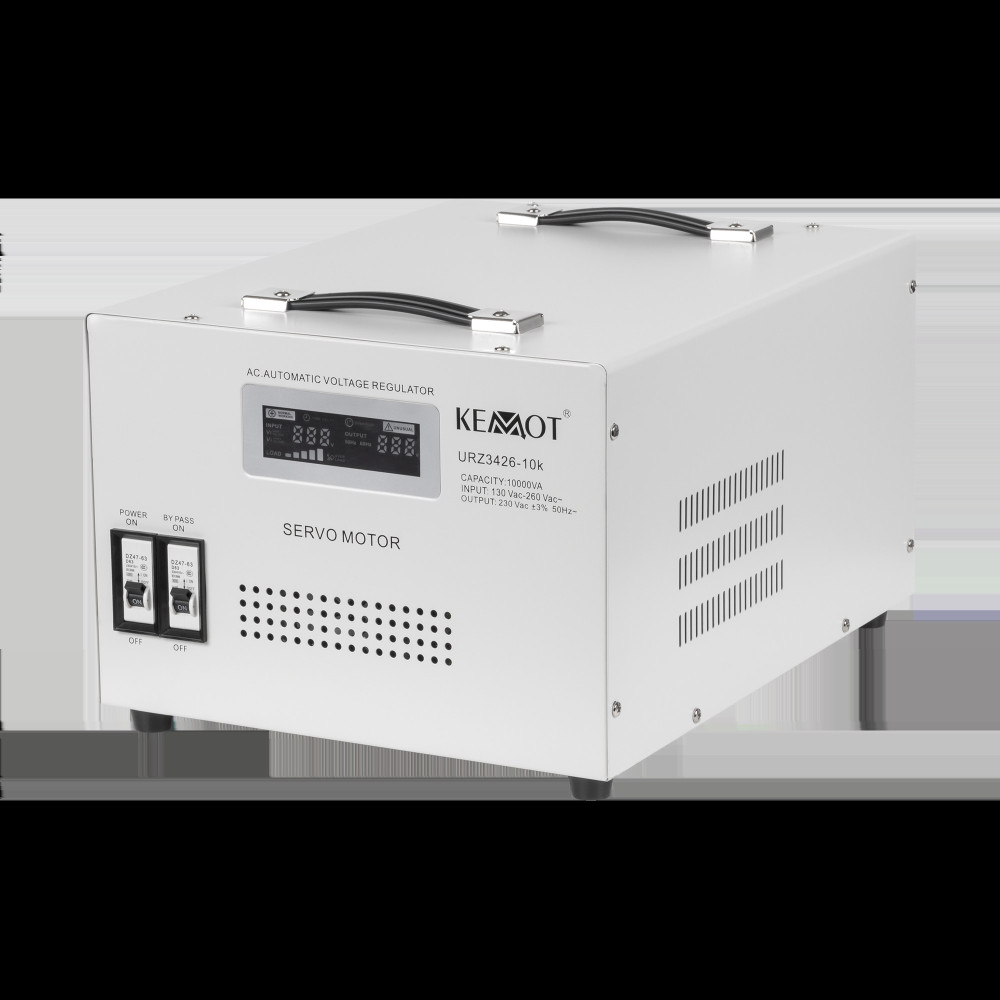 Automatisk spänningsstabilisator KEMOT MSER-10000 (10000 VA, servomotor) Automatisk spänningsstabilisator KEMOT MSER-10000 (10000 VA, servomotor)