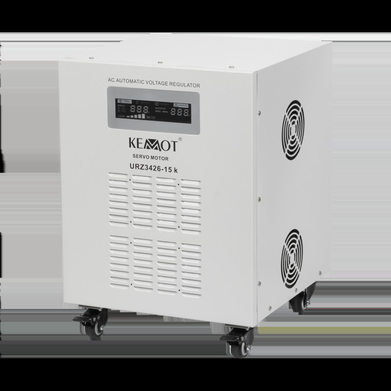 Automatisk spänningsstabilisator KEMOT MSER-15000 (15000 VA, servomotor)