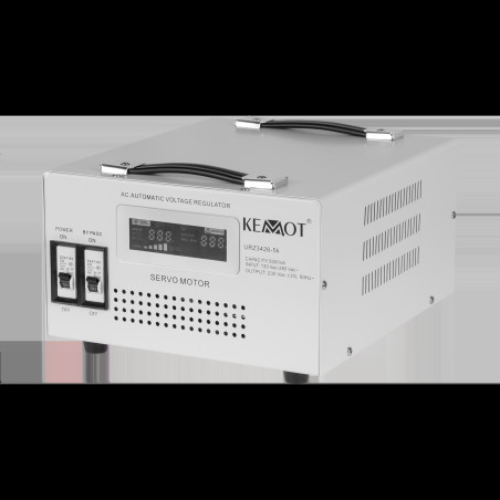 Automatisk spänningsstabilisator KEMOT MSER-5000 (5000 VA, servomotor) | HandlaSmidigt.se