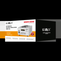 Automatisk spänningsstabilisator KEMOT MSER-5000 (5000 VA, servomotor)