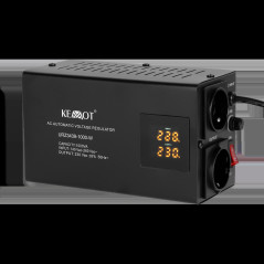 Automatisk spänningsstabilisator KEMOT SER-1000-W, precision 8% | HandlaSmidigt.se