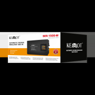 Automatisk spänningsstabilisator KEMOT SER-1500-W, precision 8%