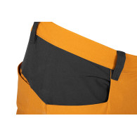Spodnie robocze OUTDOOR, 4 way stretch, musztardowe, rozmiar S