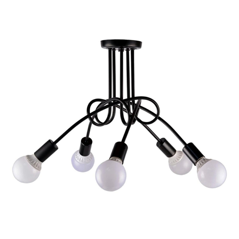 ZD74A Modern taklampa 5 svart