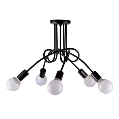 ZD74A Modern taklampa 5 svart