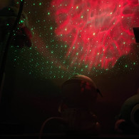 Projektor stjärnor LED- astronaut Izoxis 24329