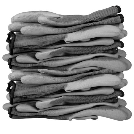 Arbetshandskar, polyester belagd med PU, 4131X, storlek 11