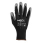 Arbetshandskar, polyester belagd med nitril, 4131X, storlek 9