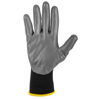 Arbetshandskar, polyester belagd med nitril, 4131X, storlek 10