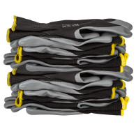 Arbetshandskar, polyester belagd med nitril, 4131X, storlek 10