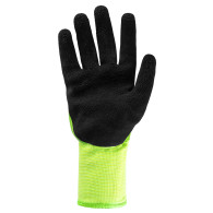 Arbetshandskar fodrade, polyester belagd med latex (2 lager), 3241X, storlek 8