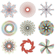 Ritset för att rita - spirograf Maaleo 24346