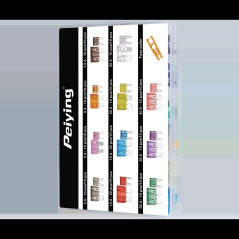 Bil säkringar för bilar, låda med 250 stycken.