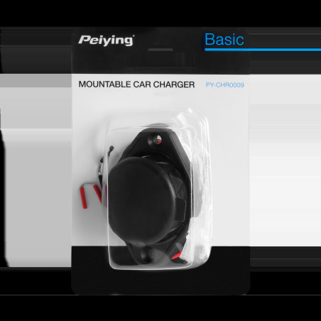 Biladdare för bil med USB+USB typ C med Quick Charge och Power Delivery-funktion