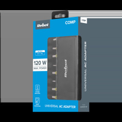 Universal adapter Rebel med 11 olika kontakter 120 W 12-19,5 V automatisk | HandlaSmidigt.se