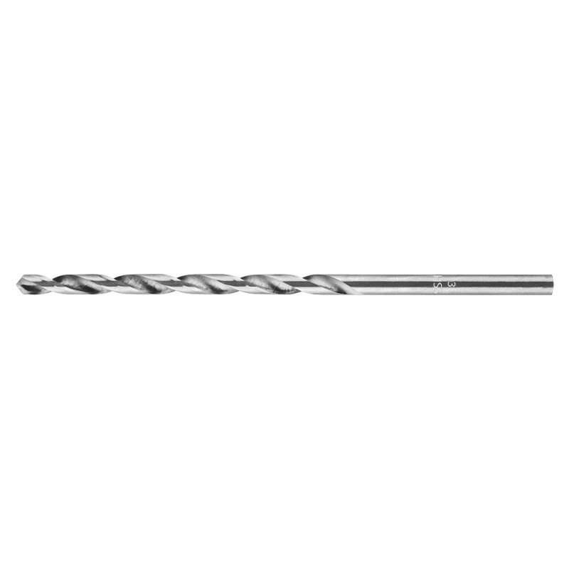 Bor för metall HSS, DIN 340, förlängd, 3 mm