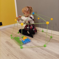 Blockstrå 100 st - tält Kruzzel 24536