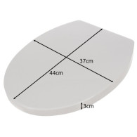 Toalettsits Ruhhy 24547 med långsam stängning.