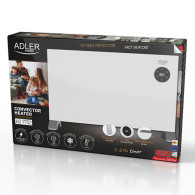 AD 7752 Konvektorradiator med LCD och fjärrkontroll