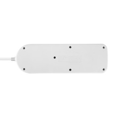 Strömförsörjningslist Maclean, förlängningssladd med 4 uttag + USB A / C, med strömbrytare, 250VAC/10A, 1,5m, vit, MCE508 W. |…