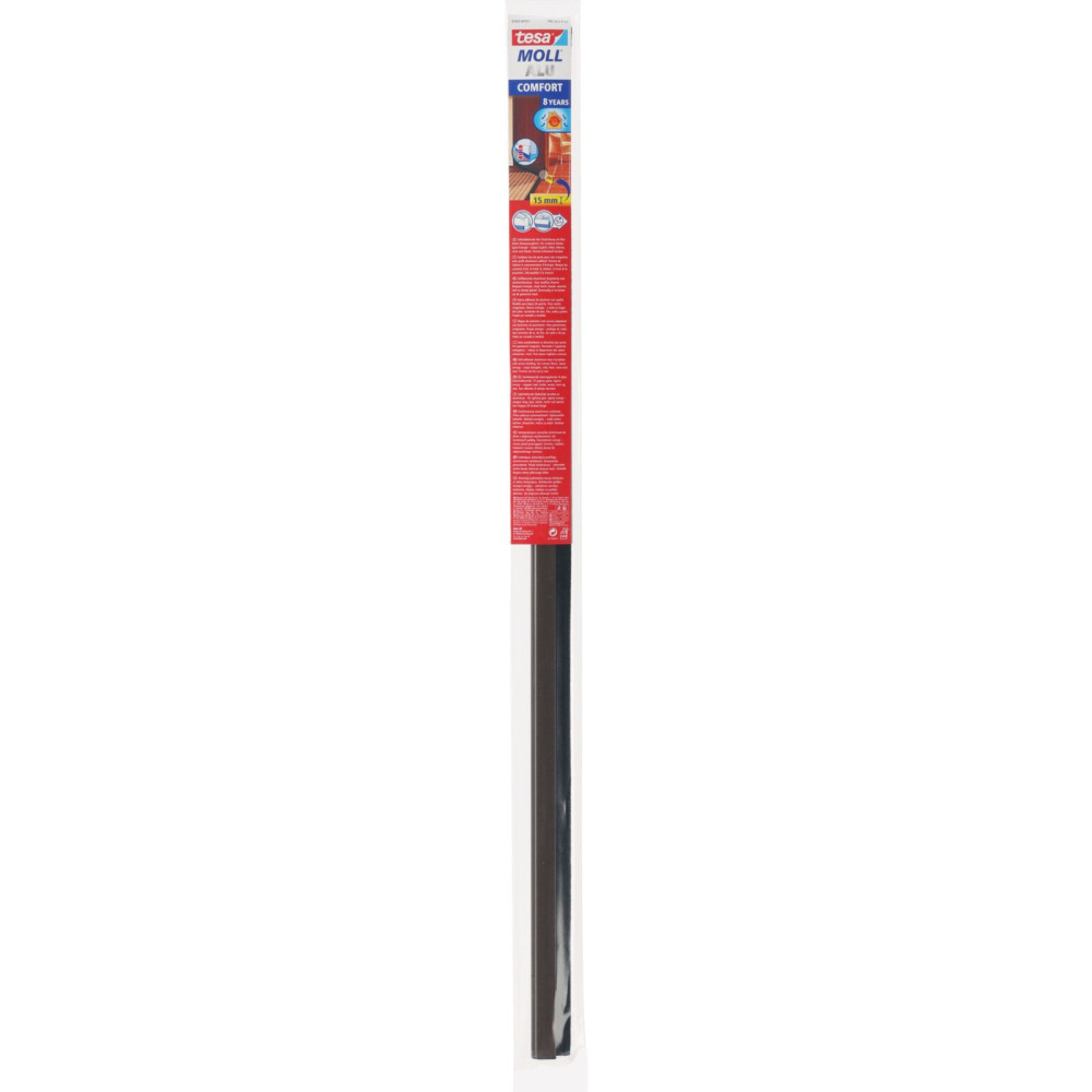 Tätning för dörrbotten med borst, ojämn golvyta, Comfort 1m:43mm, brun. Tätning för dörrbotten med borst, ojämn golvyta, Comfort 1m:43mm, brun.