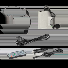 Mikrofon med förstärkare bärbar uppsättning SH222UBT