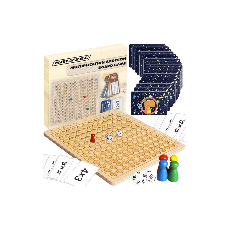 Multiplikationstabell - brädspel Kruzzel 24639