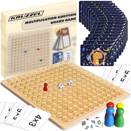 Multiplikationstabell - brädspel Kruzzel 24639