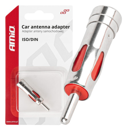 Adapterantenn reduktion ISO DIN-kontakt enkel amio-03965 | HandlaSmidigt.se
