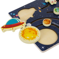 Träpussel - solsystem Kruzzel 24763