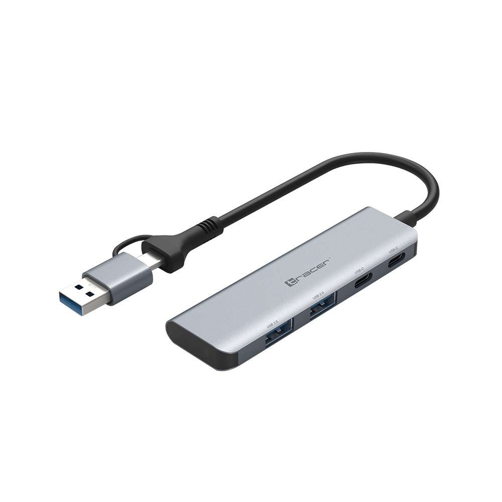 ADAPTER TRACER A-5, USB Type-C till USB-A, 2x USB-A + 2x USB-C ADAPTER TRACER A-5, USB Type-C till USB-A, 2x USB-A + 2x USB-C
