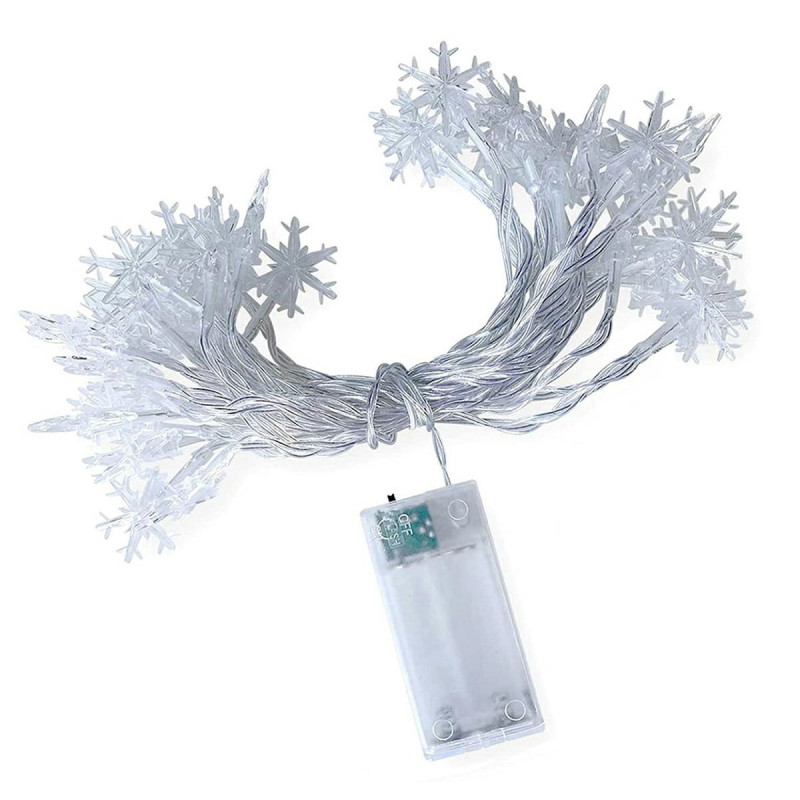 DA324 LED-julljus 3m snöflingor