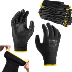 Arbetshandskar i polyuretan CS-P002 storlek 8 M (12 st.)