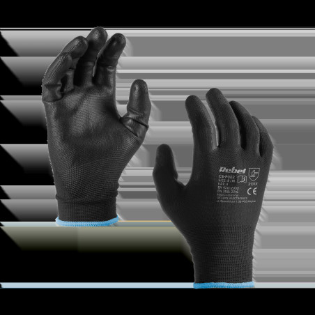 Arbetshandskar i polyuretan CS-P002 storlek 9 L (12 st.)