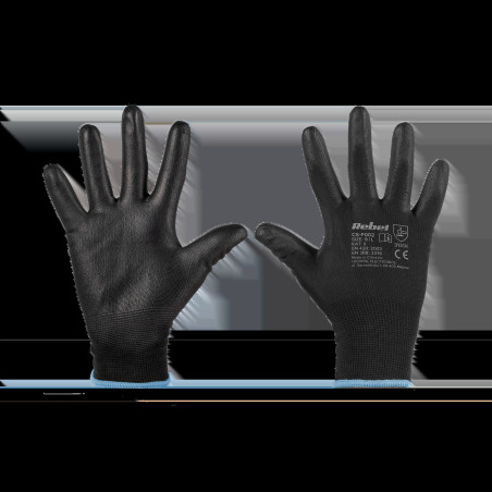 Arbetshandskar i polyuretan CS-P002 storlek 9 L (12 st.)