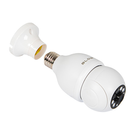 78-653- Kamera med wifi från Tuya, 3MP glödlampa T-833, roterande PTZ