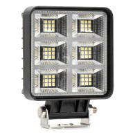 Arbetslampa sökarljus led awl60 69w 6500k 7200lm 12v 24v amio-04201