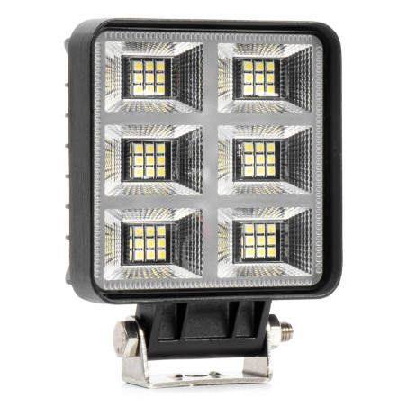 Arbetslampa sökarljus led awl60 69w 6500k 7200lm 12v 24v amio-04201