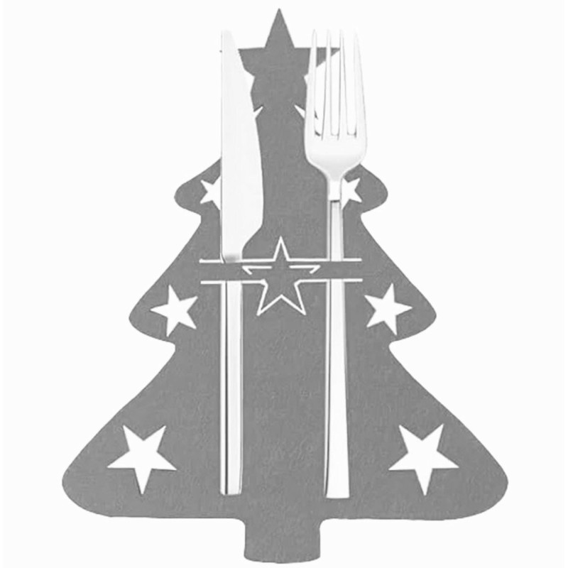 BQ86B Bestickfickor 6 st gran grå