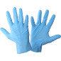 Handskar i nitril, blå, 100 st, låda, '7', s, ce, Lahti