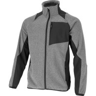 Bluza tech-fleece szaro-czarna, 'xl', ce, lahti