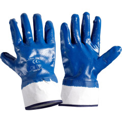 Handskar nitril, marinblå l220910p, 12 par, '10', ce, Lahti