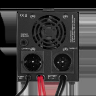 Nödströmsaggregat Rebel POWER-1000-LFP4 - omvandlare med ren sinusvåg och laddningsfunktion 12V 230V 1000VA/7