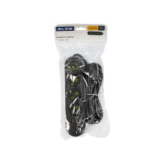 98-214- Nätdelar förlängare ps-330 3-uttag 3xusb 3m svart 2x1mm | HandlaSmidigt.se