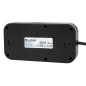 98-234- Nätdelar förlängare ps-330s 3-uttag 4xusb 1xusb-c 3m svart 3x1mm