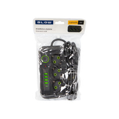 98-234- Nätdelar förlängare ps-330s 3-uttag 4xusb 1xusb-c 3m svart 3x1mm | HandlaSmidigt.se