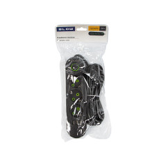 98-215- Nätdelar förlängare ps-350 3-uttag 3xusb 5m svart 2x1mm | HandlaSmidigt.se